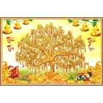 Tranh lộc vàng 04