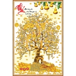 Tranh lộc vàng 12