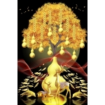 Tranh lộc vàng 17