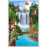 Tranh thác nước 04