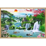 Tranh thác nước 25