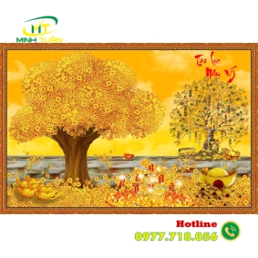 Tranh lộc vàng 08