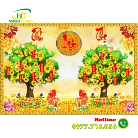 Tranh lộc vàng 09