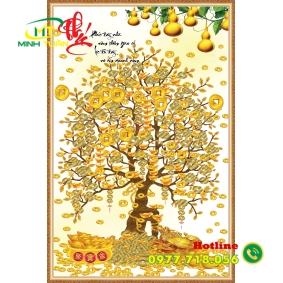 Tranh lộc vàng 12