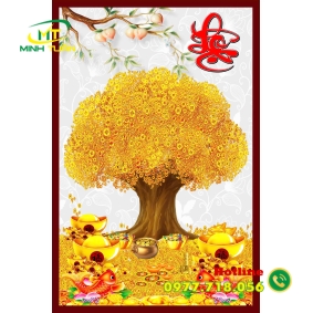 Tranh lộc vàng 15