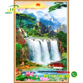 Tranh thác nước 02