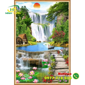Tranh thác nước 10