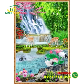 Tranh thác nước 14