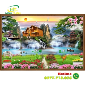 Tranh Thác nước 19