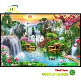 Tranh Thác nước 20