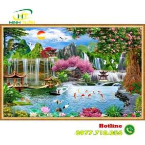 Tranh thác nước 24