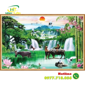 Tranh thác nước 27