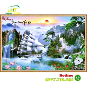 Tranh Thuận buồm xuôi gió 01