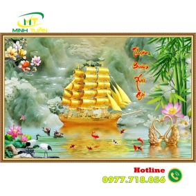Tranh Thuận buồm xuôi gió 02