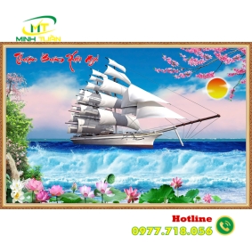 Tranh Thuận buồm xuôi gió 03