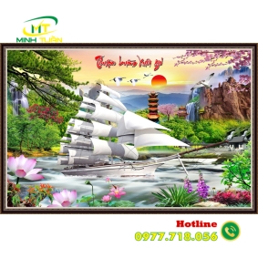 Tranh Thuận buồm xuôi gió 04