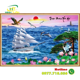 Tranh Thuận buồm xuôi gió 06