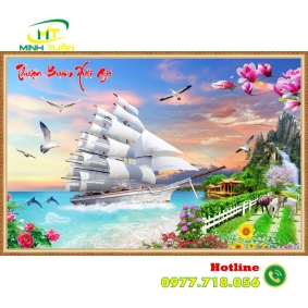 Tranh Thuận buồm xuôi gió 15