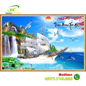 Tranh Thuận buồm xuôi gió 17