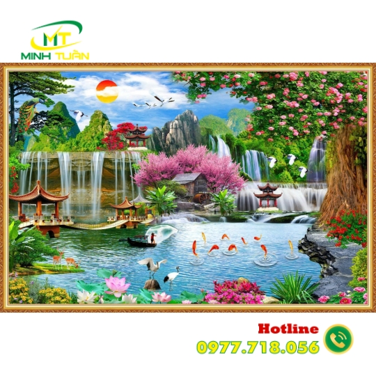Tranh thác nước 24