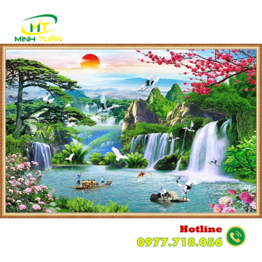 Tranh thác nước 25