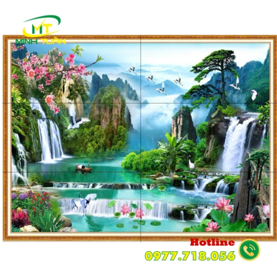 Tranh thác nước 54